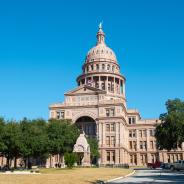 view of Texas capitol building in Austin