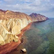 Hormuz Island in the Hormuz straight, south Iran taken in January 2019.