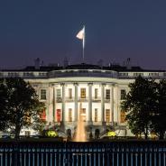 White House at night. 