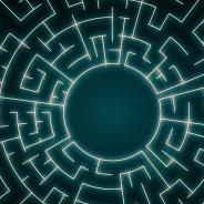 Blue labyrinth 