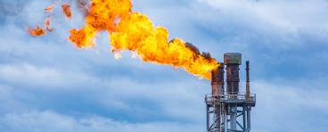 Natural gas refinery flaring