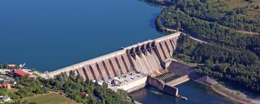 A hydroelectric dam.
