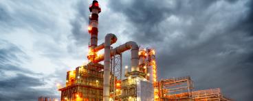 A LNG refinery.