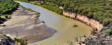 The Rio Grande and surrounding landscape.