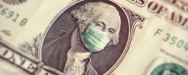 On a $1 bill, George Washington wears a mask.