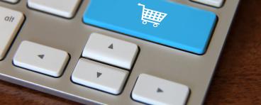 Keyboard with shopping cart key