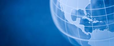 Globe showing Americas