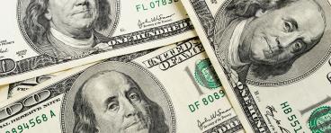 One hundred dollar bills