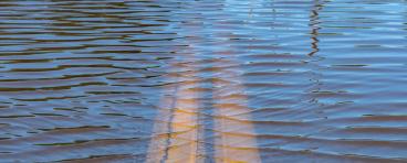 Flooded street