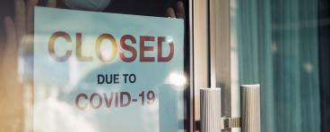Sign in window that says 'Closed due to COVID-19'