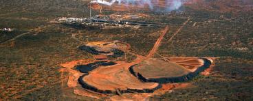 A nickel processing site.