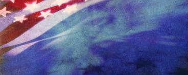 The U.S. flag in grunge texture.