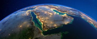Satellite image of Persian Gulf