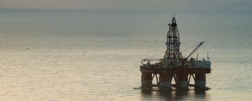 Offshore drilling platform.