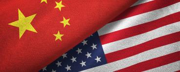 US and China Flags