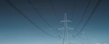 Icy powerline