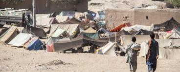 Daily refugee village life