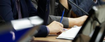 Commission listening to testimony