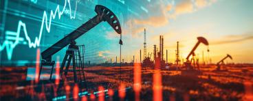 Oil market graph