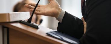 Testimony in front of committee