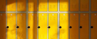 school lockers in sunshine
