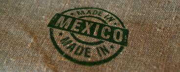 sacking with "Made in Mexico" stamp