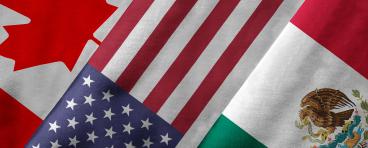 Rendering of North American Free Trade Agreement Members