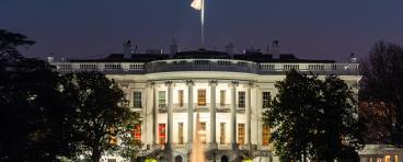 White House at night. 
